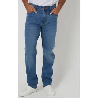 Threadbare Threadbare Light Wash Straight Fit Jeans With Stretch
