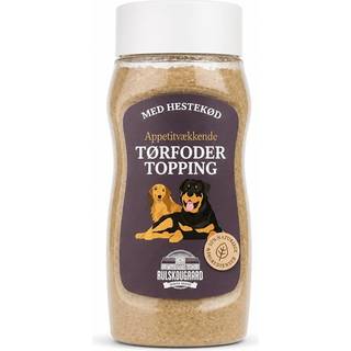 Tørfoder topping med hest til hund