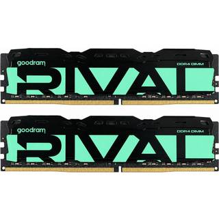 GoodRAM Rival Radiant RAM Modul - 64GB (2x32GB), DDR4, 3200MHz, CL18, Grøn