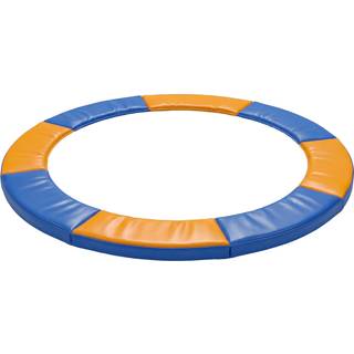 HOMCOM 8FT Trampoline Spring Cover, Plastic Trampoline Pad Replacement Safety Guard, Yellow and Blue