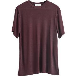 Studio Nicholson rond t-shirt Rouge