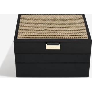 Smykkeskrin Stackers Classic Sort Raffia m. 3 moduler