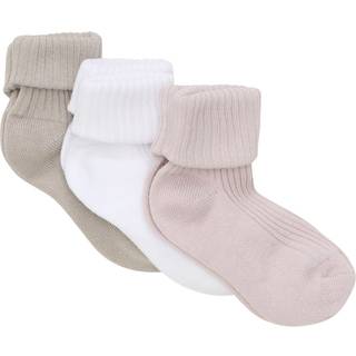 Minymo - Ribstrømper  fra Minymo - Shell (23-26) (3-pak)
