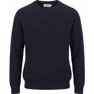 Altea Rib Wool Crew Neck Navy
