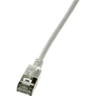 LogiLink SlimLine CAT 6a SSTP, PiMF 1m Patchkabel Grå RAL 7035