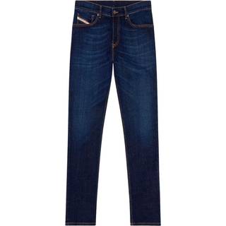 Diesel Jeans Regular Taille Moyenne 2023 D-Finitive, Bleu foncé, Fermeture boutonnée