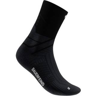 Bauerfeind Run Performance Compression Socks Mid Cut Sort Dame | Se vores strømper