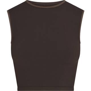 SKIMS Muscle Tank Top | Deep Neutral | XS | NikeSKIMS Ribbed Seamless
