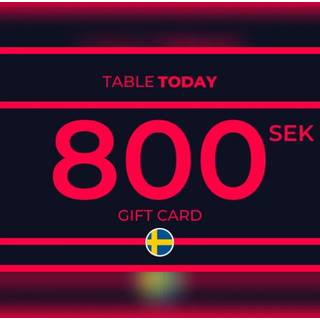 TableToday Gift Card 800 SEK Key - SWEDEN