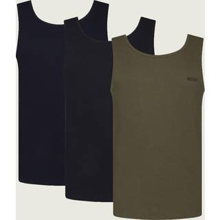 BOSS 3 Pack Classic Rib Vests