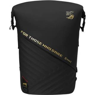 ASUS ROG SLASH Rygsæk til notebook 18" Polyester PU-læder (termoplastisk polyuretan + polykarbonat) Sort Guld --> På fjernlager, levevering hos dig 08-09-2026