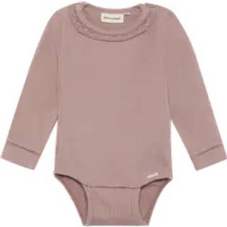 Minymo Langærmet Rib Body - Fawn 62
