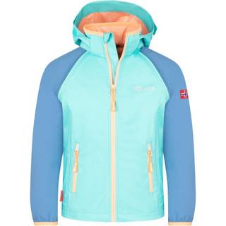 Trollkids Kids Rondane Zip Off Jacket XT Softshelljakke Børn størrelse 104 farve turkis
