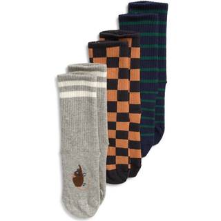 Mini Rodini 3-pak Sokker Multi Multi 28-31 EU Hvid 28-31 EU unisex