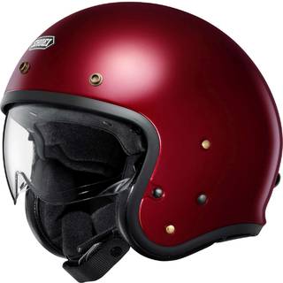 Shoei J.O2 Jethjelm Vinrød/Metallic XS