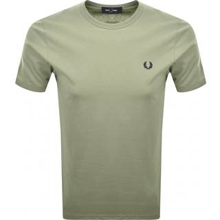 Fred Perry Ringer T Shirt Seagrass Green
