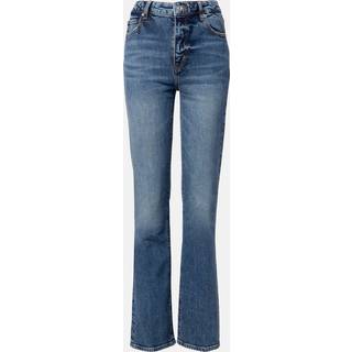 Frame Jeans rectos Ruler de tiro cropped - azul - 32
