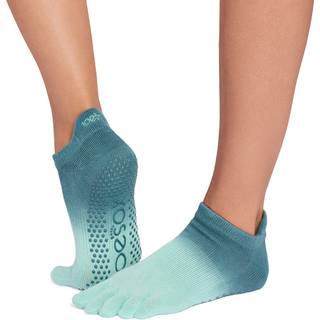 ToeSox Full Toe Low Rise Grip (Tidal)