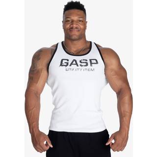 Ribbed T-Back Tanktop Hvid
