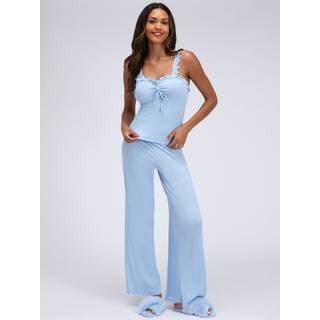 Boux Avenue Boux Avenue Pyjamas'sæt med Flæser og Ribbet Cami