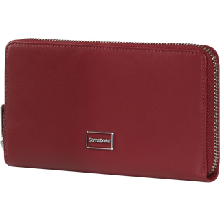Samsonite Image Leather Pung RFID-beskyttelse Læder 18.5 cm Rød