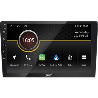 Stinger IF209E, 9-tommer bilstereo med trådløs CarPlay/Android Auto