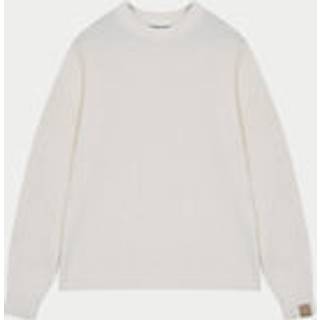 HEAVY WASHED RIBBED KNIT CREW - STONE
