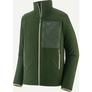 Patagonia R2 Techface Jacket Fleecejakke Herrer størrelse M farve grøn/olivengrøn