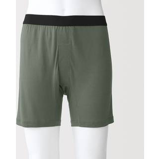 MUJI | Men’s Lyocell Smooth Knit Trunks Navy XL