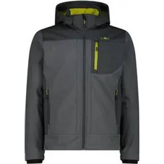 CMP Jacket Zip Hood Softshell Softshelljakke Herrer størrelse 56 farve grå