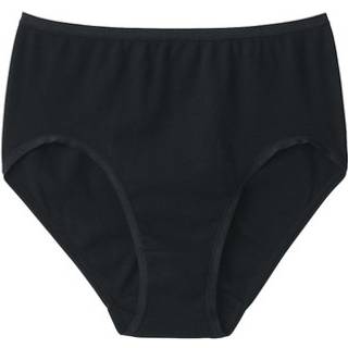 MUJI | Women’s Ribbed Knit High-Rise Briefs Light Blue XS