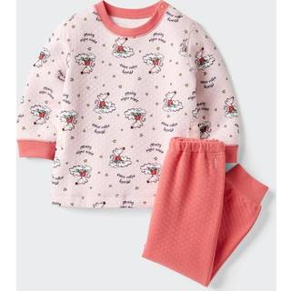 Uniqlo - The Picture Book Collection Ut Quilted Pyjamas (maisy) - Pink - 12-18 Months (80cm)