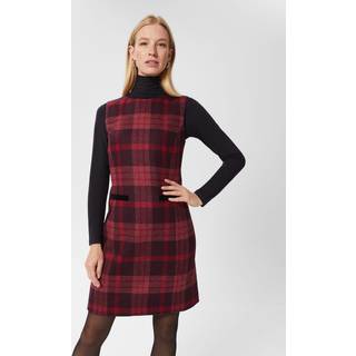 Hobbs Women's Margot Wool Dress - Raspberry Multi