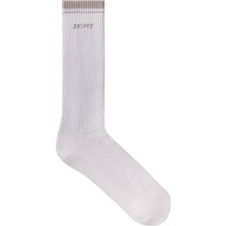 SKIMS Ribbed Crew Logo Socks | Light Neutral | Medium | SKIMS Socks