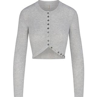 SKIMS Wrap Sweater | Grey | 2XL | Essential Knit