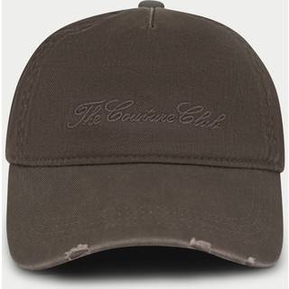 WASHED SCRIPT CAP - BROWN