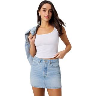 Fabletics Women's Modal Rib Cropped Tank Top White Size M - White - M