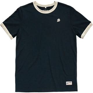 Devold Archive Ringer Tee Merino-shirt størrelse S farve blue/white