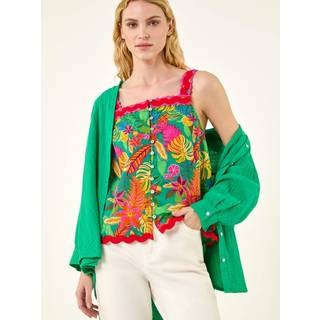 Roman Roman Blomster Ric Rac Cami Top