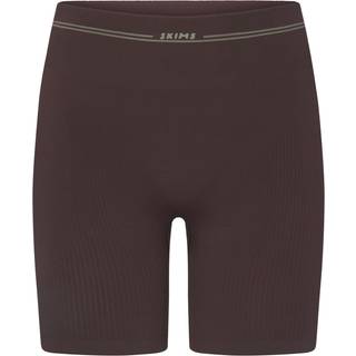 SKIMS 5" Biker Short | Deep Neutral | Small | NikeSKIMS Ribbed Seamless
