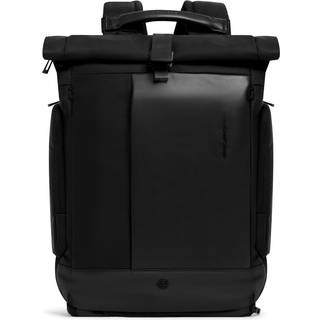 Piquadro Sync Daypack Læder 47 cm Laptoprum  Sort
