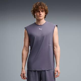 PUMA Brightstride CLOUDSPUN Sleeveless Relaxed Top Men, Clothing, Inky Depths, S