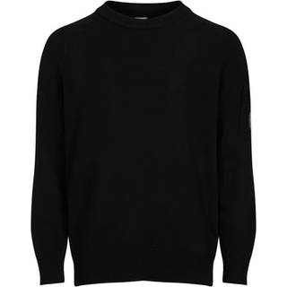 C.P. Company Recycled Wool with Lens Detail Sweater — Black