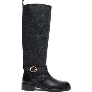 Stuart Weitzman Benni Riding Boot - Frau  Black 41