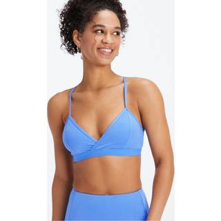 Fabletics Women's Live-In Racerback Bralette Blue Size XS - Blue - XS