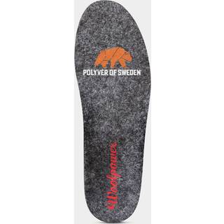 Indersåler Polyver Woolpower Insole Medium Arch, grå, unisex, EU 35/37