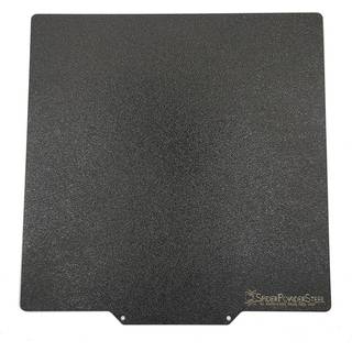 Black Pei SpiderPowderSpring Steel System - (Ex. Raise3D Pro3) - 347x367mm
