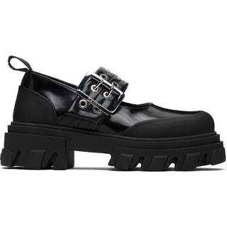 Cleated Ballerina Box Oleatex B1030061 - Black - GANNI