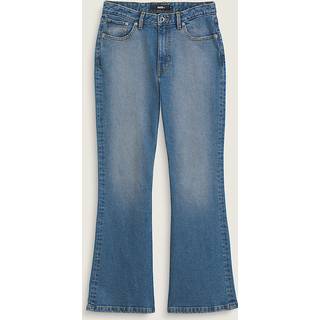 Vans - Check-5 Low Rise Boot Cut Denim Trousers, Woman, Blue, Size: 26 - Blue - 26