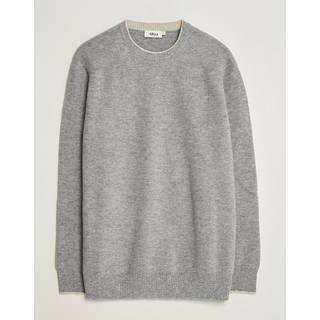 Altea Rib Wool Raglan Sweater Light Grey